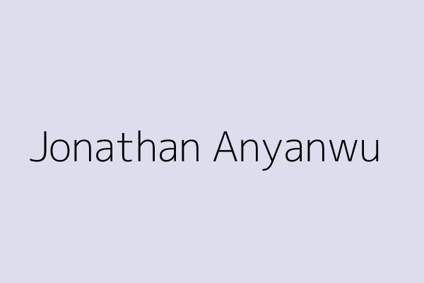 Jonathan Anyanwu